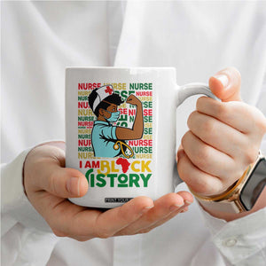 Nurse African American Coffee Mug I Am Black History Strong Feminism TS12 Print Your Wear