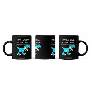 Lets Eat Kids Punctuation Saves Lives Coffee Mug Dinosaur Funny Grammar TS12 Print Your Wear