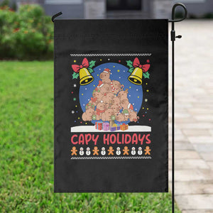 Capybara Christmas Tree Garden Flag Funny Capy Holidays Gift TS12 Print Your Wear