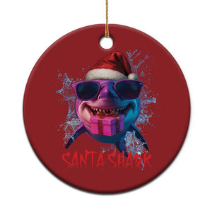 Funny Christmas Santa Shark Xmas Gift Christmas Ornament TS12 Print Your Wear
