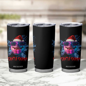 Funny Christmas Santa Shark Xmas Gift Tumbler Cup TS12 Print Your Wear