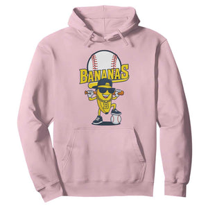 Cool Banana Playing Baseball Hoodie Funny Fruit Sports Gift TS12 Light Pink Print Your Wear