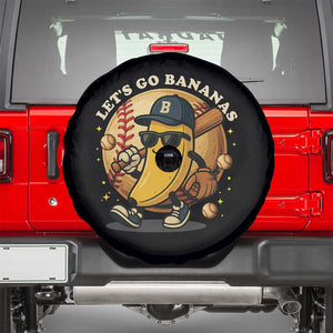 Funny Banana Baseball Spare Tire Cover Sports Humor Banana Baseball TS12 Black Print Your Wear
