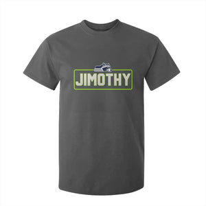 Funny Seattle Jimothy The Raccoon T Shirt For Kid Football Parody Viral Trash Panda Feral Meme