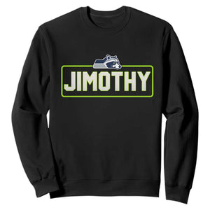 Funny Seattle Jimothy The Raccoon Sweatshirt Football Parody Viral Trash Panda Feral Meme