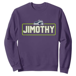 Funny Seattle Jimothy The Raccoon Sweatshirt Football Parody Viral Trash Panda Feral Meme
