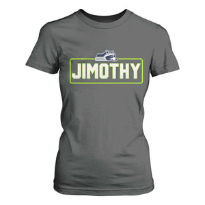 Funny Seattle Jimothy The Raccoon T Shirt For Women Football Parody Viral Trash Panda Feral Meme