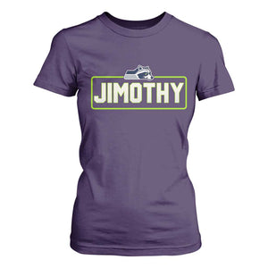 Funny Seattle Jimothy The Raccoon T Shirt For Women Football Parody Viral Trash Panda Feral Meme