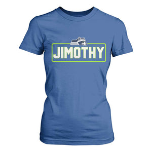 Funny Seattle Jimothy The Raccoon T Shirt For Women Football Parody Viral Trash Panda Feral Meme