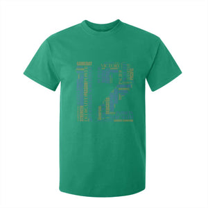 Victory And Strength Number 12 Typography T Shirt For Kid Gift For Football Lovers