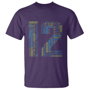 Victory And Strength Number 12 Typography T Shirt Gift For Football Lovers