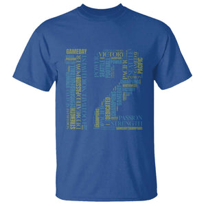Victory And Strength Number 12 Typography T Shirt Gift For Football Lovers