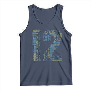 Victory And Strength Number 12 Typography Tank Top Gift For Football Lovers