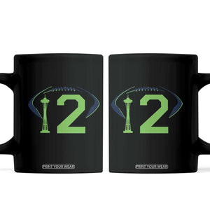 Space Needle Emerald City Number 12 Coffee Mug Sports Fan Pride