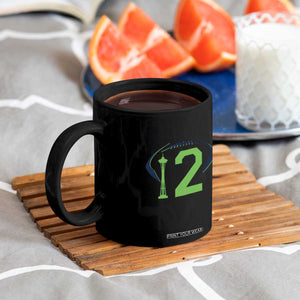 Space Needle Emerald City Number 12 Coffee Mug Sports Fan Pride