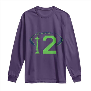 Space Needle Emerald City Number 12 Long Sleeve Shirt Sports Fan Pride