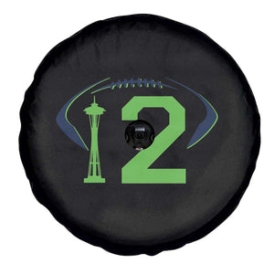 Space Needle Emerald City Number 12 Spare Tire Cover Sports Fan Pride