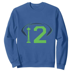 Space Needle Emerald City Number 12 Sweatshirt Sports Fan Pride