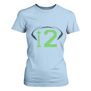 Space Needle Emerald City Number 12 T Shirt For Women Sports Fan Pride
