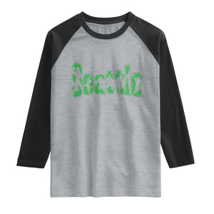 Seattle Sports Player Silhouette Raglan Shirt Gift For Football Lovers