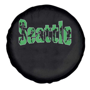 Seattle Sports Player Silhouette Spare Tire Cover Gift For Football Lovers