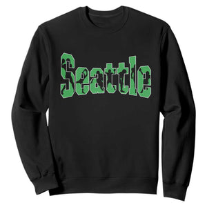 Seattle Sports Player Silhouette Sweatshirt Gift For Football Lovers