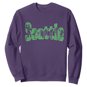 Seattle Sports Player Silhouette Sweatshirt Gift For Football Lovers