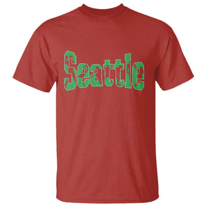 Seattle Sports Player Silhouette T Shirt Gift For Football Lovers