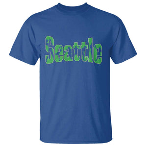 Seattle Sports Player Silhouette T Shirt Gift For Football Lovers