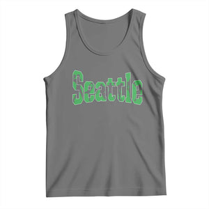 Seattle Sports Player Silhouette Tank Top Gift For Football Lovers