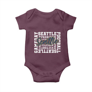 Seattle Emerald City Pride Baby Onesie Football Fan Game Day Gift