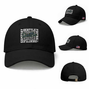 Seattle Emerald City Pride Baseball Cap Football Fan Game Day Gift