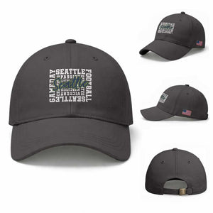 Seattle Emerald City Pride Baseball Cap Football Fan Game Day Gift