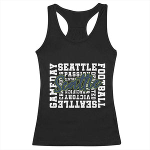 Seattle Emerald City Pride Racerback Tank Top Football Fan Game Day Gift