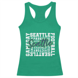 Seattle Emerald City Pride Racerback Tank Top Football Fan Game Day Gift