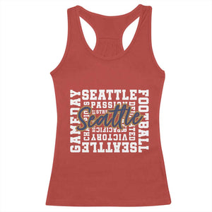 Seattle Emerald City Pride Racerback Tank Top Football Fan Game Day Gift
