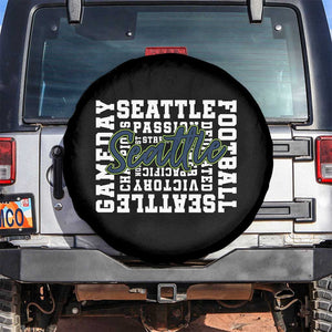 Seattle Emerald City Pride Spare Tire Cover Football Fan Game Day Gift