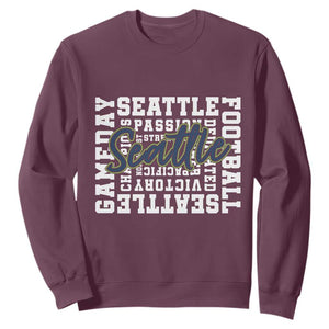 Seattle Emerald City Pride Sweatshirt Football Fan Game Day Gift