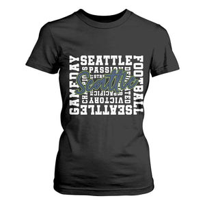 Seattle Emerald City Pride T Shirt For Women Football Fan Game Day Gift