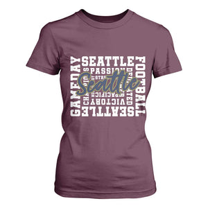 Seattle Emerald City Pride T Shirt For Women Football Fan Game Day Gift