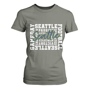 Seattle Emerald City Pride T Shirt For Women Football Fan Game Day Gift