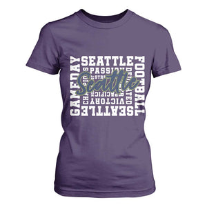 Seattle Emerald City Pride T Shirt For Women Football Fan Game Day Gift