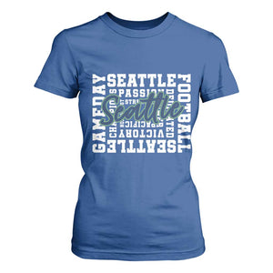 Seattle Emerald City Pride T Shirt For Women Football Fan Game Day Gift