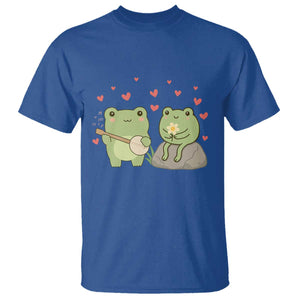 Cute Frog Lover Gift T Shirt Romantic Frog Music TS12 Royal Blue Print Your Wear