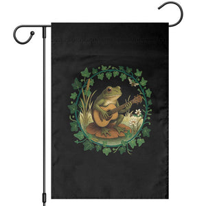Funny Frog Playing Guitar Garden Flag Music Lovers Gift TS12 Black Print Your Wear