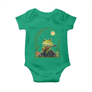 Frog Playing Guitar Baby Onesie Gift for Musicians TS12 Irish Green Print Your Wear
