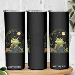 Frog Playing Guitar Skinny Tumbler Gift for Musicians TS12 Print Your Wear