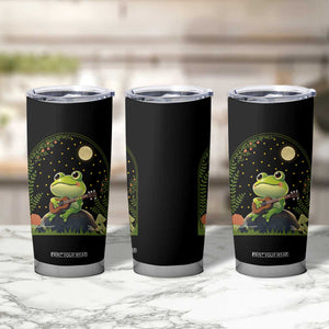 Frog Playing Guitar Tumbler Cup Gift for Musicians TS12 Print Your Wear