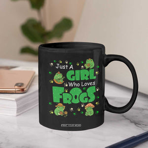 Just A Girl Who Loves Frogs Gift Coffee Mug TS12 Print Your Wear