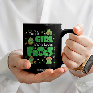Just A Girl Who Loves Frogs Gift Coffee Mug TS12 Print Your Wear